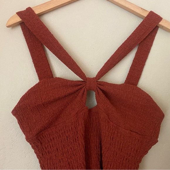 NWT 🌟 Free People Dolce Romper chest nut color - Picture 5 of 9